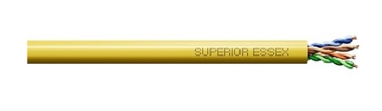 77-240-6A Yellow-UTP CAT6 Riser Network Cable 1000ft-Front View