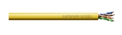 Superior Essex  - Category 6 UTP Network Cable, Riser Rated (CMR), 23 AWG Solid Copper, 304m POP Box, Center-Filler-Free Design, Yellow