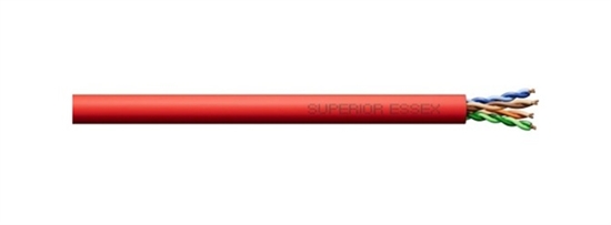 77-240-9A Red-UTP CAT6 Riser Network Cable 1000ft-Front View