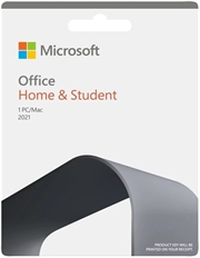 Microsoft Office Home and Student 2021  - Activation Card, Base License, 1 User, 1 Device, Single Buy, Windows 10, MacOS