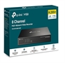 Grabador de Video en Red PoE+ de 8 Canales-Vista caja