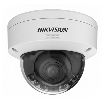 8 MP Smart Hybrid Light ColorVu Motorized Varifocal Dome Camera-Front