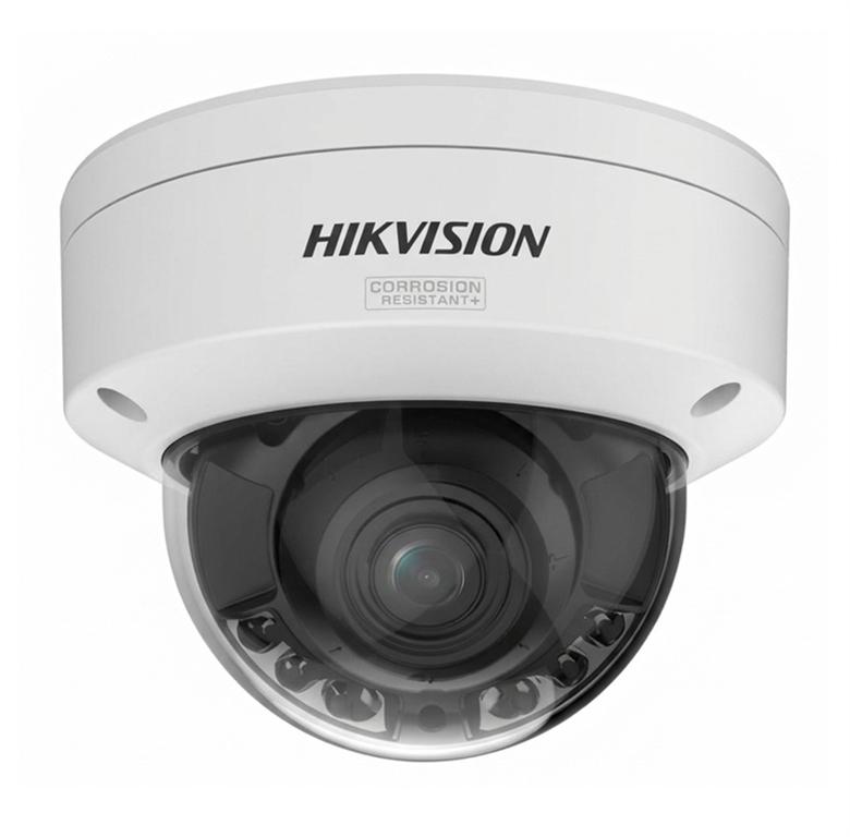 8 MP Smart Hybrid Light ColorVu Motorized Varifocal Dome Camera-Front