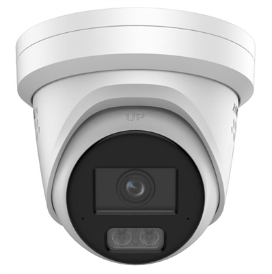 8 MP Smart Hybrid Light with ColorVu Fixed Turret Network Camera - Front View