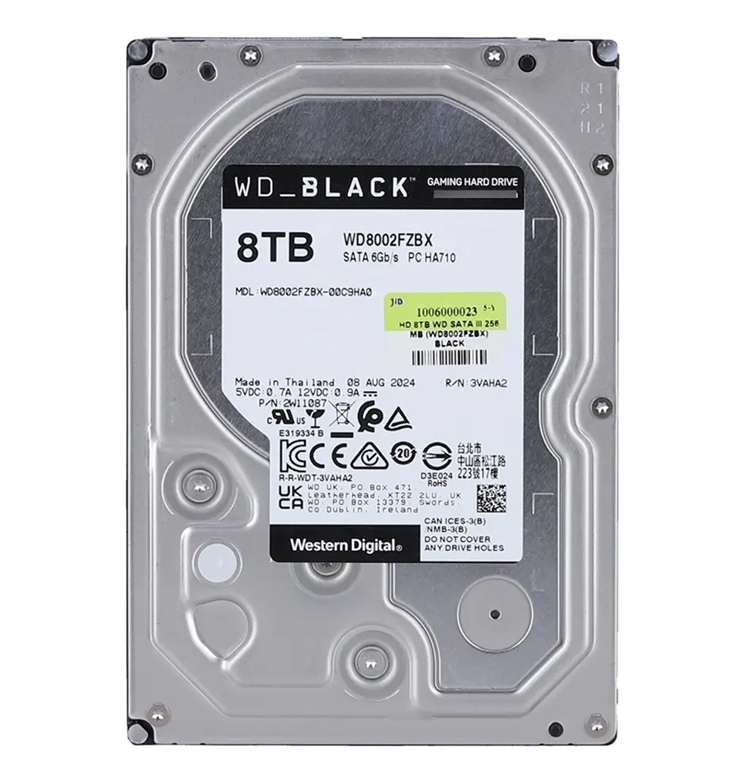 8002FZBX WD_BLACK 8TB Internal Gaming Hard Drive-General
