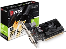 Msi GeForce GT 710 2GD3 LP - Tarjeta de Video, 2GB GDDR3, 64 bit, 1600MHz, 954 Núcleos Cuda, PCI Express 2.0, 1 x HDMI 1.4a, 1 x DVI-D, 4.5 OpenGL Msi GeForce GT 710 2GD3 LP - Tarjeta de Video, 2GB GDDR3, 64 bit, 1600MHz, 954 Núcleos Cuda, PCI Express 2.0, 1 x HDMI 1.4a, 1 x DVI-D, 4.5 OpenGL