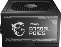 MSI MAG A750GL PCIE5 - Fuente de Poder, 750W, Modular, 80 Plus Gold MSI MAG A750GL PCIE5 - Fuente de Poder, 750W, Modular, 80 Plus Gold