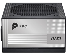 MSI PRO A1000PL PCIE5 - Fuente de Poder, 1000W, Totalmente modular, 80 PLUS Platinum
