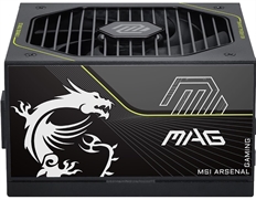 MSI MAG A1000PLS PCIE5 - Fuente de Poder, 1000W, Totalmente Modular, 80 PLUS Platinum