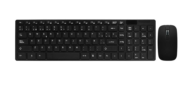886540003486 Kit Clásico Inalámbrico de Teclado y Mouse-Vista Frontal