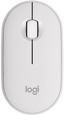 Logitech Pebble Mouse 2 M350s - Mouse, Wireless, Bluetooth, Optic, 1000 dpi, Off-White