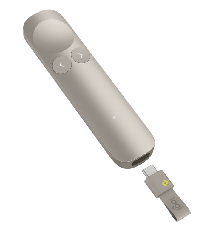 910-007670 Control Remoto Inalámbrico para Presentaciones Avanzadas Spotlight 2-Vista Lateral