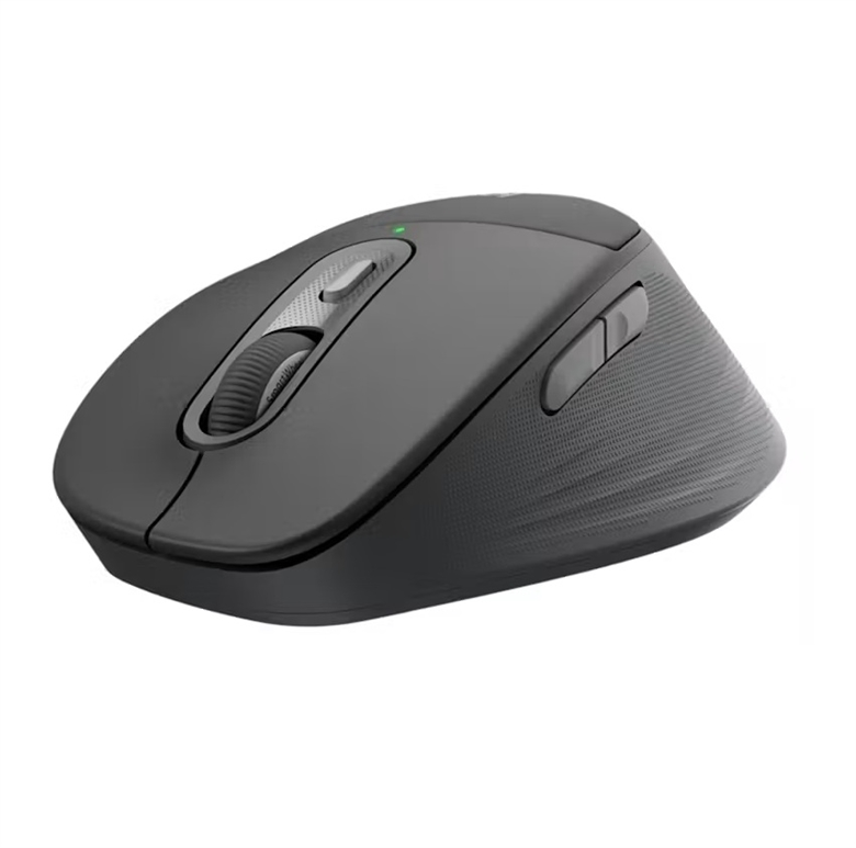 910-007733 Logitech Signature Comfort Plus M850 L Wireless Ergonomic Mouse Graphite-Lateral Princ View