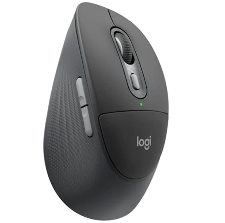 910-007733 Logitech Signature Comfort Plus M850 L Wireless Ergonomic Mouse Graphite-Top Princ View