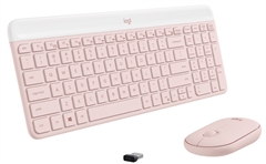 Logitech MK470 - Keyboard and Mouse Combo, Wireless, USB, Spanish, Rose Logitech MK470 - Keyboard and Mouse Combo, Wireless, USB, Spanish, Rose