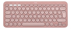 Logitech Pebble 2 K380S - Compact Keyboard, Wireless, Bluetooth, Spanish, Rose