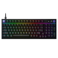 Logitech  - G G316 X 98 Gaming Keyboard, Hot-Swappable Tactile Switches, LIGHTSYNC RGB, 8kHz, USB, Black