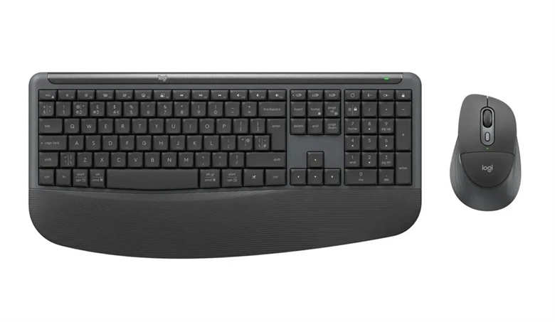 920014019 Signature Comfort Plus MK880 Wireless Keyboard and Mouse Combo-Front View