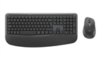 Logitech Signature Comfort Plus MK880  - Wireless Keyboard and Mouse Combo, Spanish Layout, Integrated Dual-Foam Palm Rest, Bluetooth Connectivity, Graphite Finish