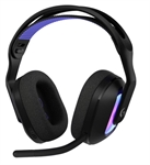 Logitech G522 LIGHTSPEED - Audífonos Gamer Inalámbricos RGB, Bluetooth 5.3, Wireless, Micrófono Desmontable, USB-C, Negro