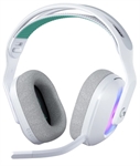 Logitech G522 LIGHTSPEED - Audífonos Gamer Inalámbricos RGB, Bluetooth 5.3, Wireless, Micrófono Desmontable, USB-C, Blanco
