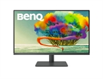BenQ DesignVue - Monitor Profesional para Diseño, 31.5", 4K UHD, 60Hz, USB-C, KVM Switch, DisplayPort, HDMI, Altura Ajustable, Negro