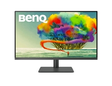 BenQ DesignVue - Monitor Profesional para Diseño, 31.5", 4K UHD, 60Hz, USB-C, KVM Switch, DisplayPort, HDMI, Altura Ajustable, Negro