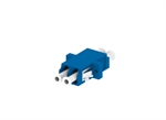 CommScope A14037-000 - Adaptador de Fibra Óptica LC/UPC Dúplex, Monomodo, Azul, Con Bridas