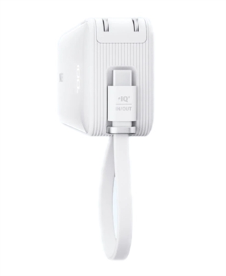A16371V1 Anker 3-in-1 Fusion 10K 30W Hybrid Portable Charger-White-Back View