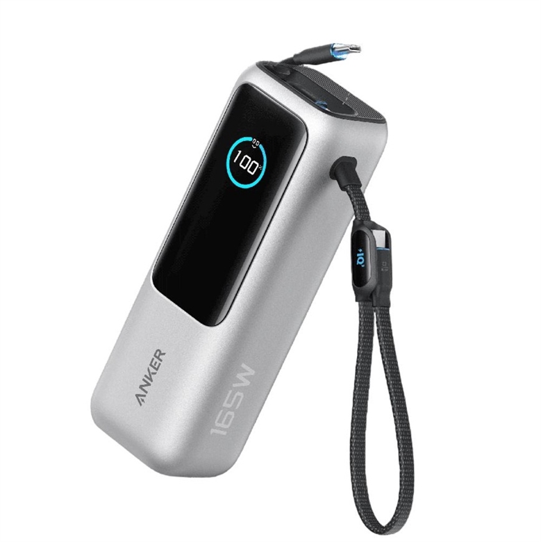 A1695H41 Anker Laptop Power Bank 25K 165W Portable Charger-Lateral View