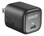 Anker Zolo Charger - Cargador de Pared, 30W, USB-C, Power Delivery, GaN II, Negro