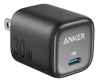 Anker Zolo Charger - Cargador de Pared, 30W, USB-C, Power Delivery, GaN II, Negro