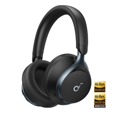 Soundcore  Space One - Headset, Estéreo, Circumaurales, Inalámbrico, Bluetooth, 20Hz - 20KHz, Negro