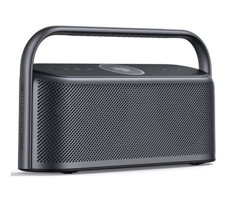 A3130011 High-Res Spatial Audio Portable Wireless Speaker Space Gray-Front View