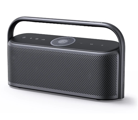A3130011 High-Res Spatial Audio Portable Wireless Speaker Space Gray-Right Lateral View