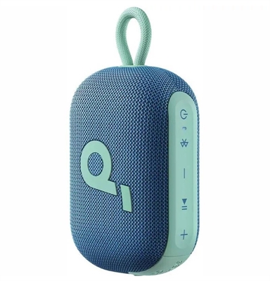 A31X1031 Ultra-Portable Pocket Bluetooth Speaker IP67 Waterproof Blue-Diagonal View