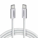 Anker A8060H22 - Zolo USB-C to USB-C Cable, 240W, Braided, 1.8m, 480Mbps, White