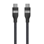 Anker A82E2H11 - USB Cable, USB Type-C Male to USB Type-C Male, USB 2.0, Up to 240W, 0.9m, Braided, Black