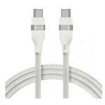 Anker A82E2H22 - USB-C to USB-C Cable, 240W, Braided, 1.8m, 480Mbps, White