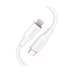 Anker PowerLine III Flow - USB Cable, USB-C Male to Lightning Male, 0.9 m, MFi, White