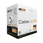 Cable En Bobina Nexxt Solutions AB355NXT41 - CAT 5E, 100m, Gris, CMX, UTP