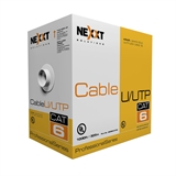 Nexxt Solutions AB356NXT39 - Cable de Red Cat 6 U/UTP, 24 AWG, 4 Pares, LSZH, 305 m, Azul