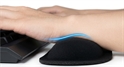 AC033-Black-Gel-Keyboard-Wrist-Rest-View in Use