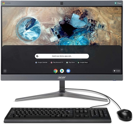 Acer Chromebase CA24I2 desktop All-in-One Intel Core i3-8130U 8GB RAM  Pantalla Tactil LED 23.8" SSD 128GB Vista Frontal