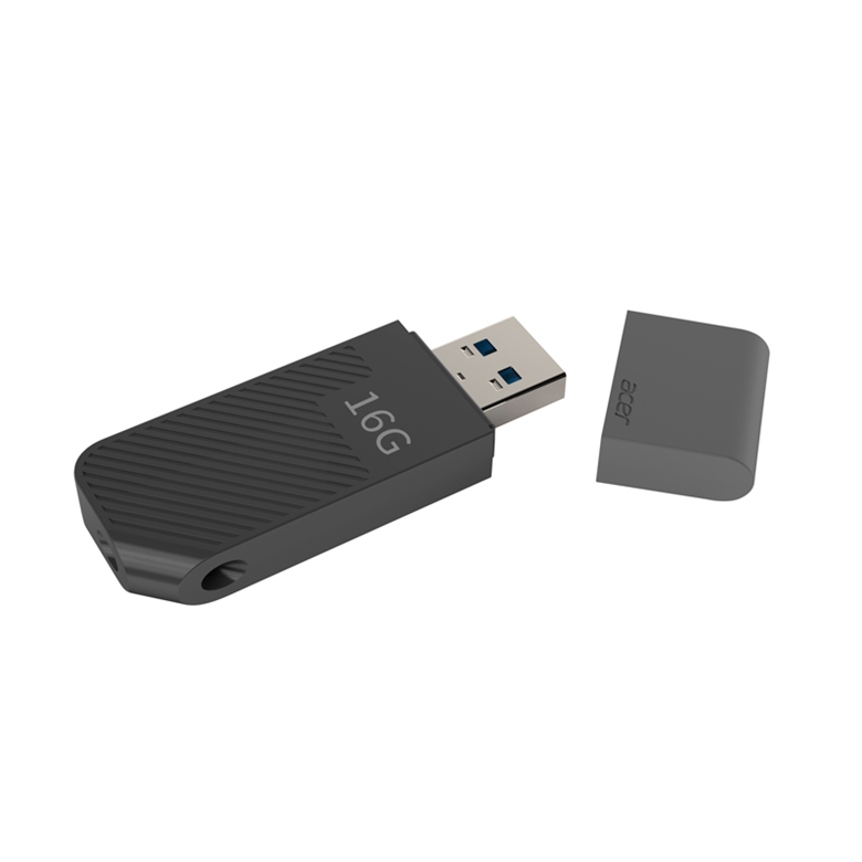 Acer UP300 - USB Flash Drive Black 16GB open view