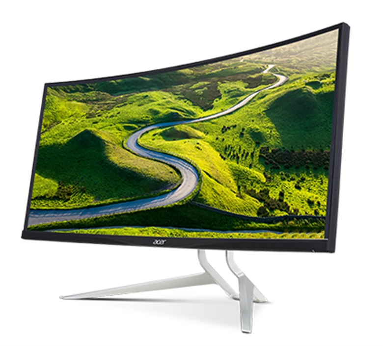 Acer XR382CQK UW Quad HD Plus 1600p 75Hz Monitor Isometric Left View