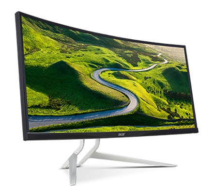 Acer XR382CQK UW Quad HD Plus 1600p 75Hz Monitor Isometric Right View