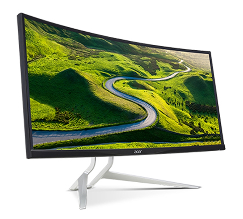Acer XR382CQK UW Quad HD Plus 1600p 75Hz Monitor Isometric Right View