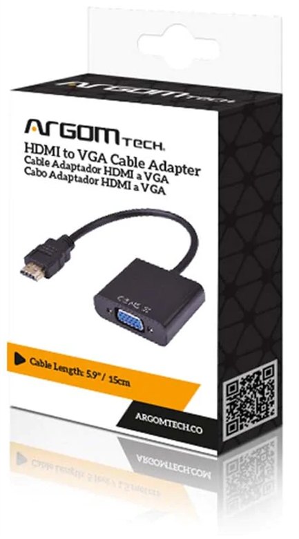 Adaptador HDMI to VGA ARG-CB-0055 Box view