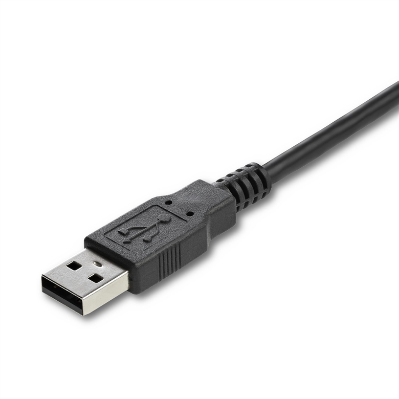 Adaptador USB VGA Cable Frontal Black